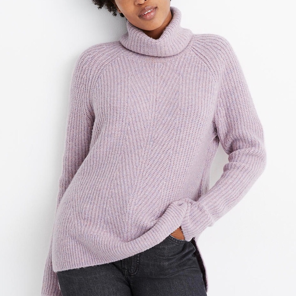 Madewell Mercer Turtleneck Sweater in Coziest Yarn